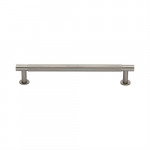 M Marcus Heritage Brass Partial Knurled Design Cabinet Pull with Rose 160mm Centre to Centre